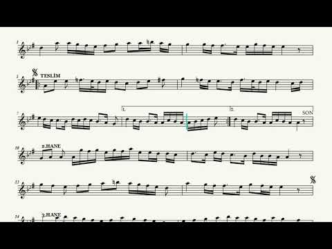 Hüseyni Saz Semaisi - Lavtacı Andon (Karar:Kız Neyi - Dört Ses)