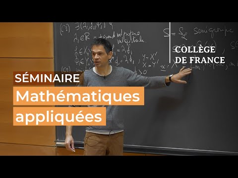 Mathématiques appliquées (8) - Pierre-Louis Lions (2022-2023)