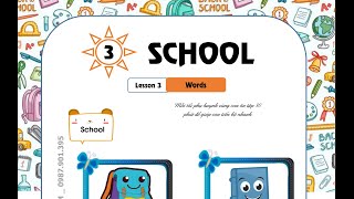 Unit 3 - School - Letter Cc | Tiếng Anh khởi đầu 1