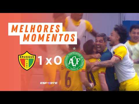 Gols e lances de Brusque x Chapecoense
