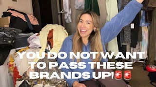 Mid to Luxury Tier Clothing Haul To Resell On Poshmark | Expensive Brands To Keep An Eye Out For…