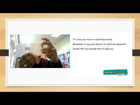 Pumas  Mrs Buddan Phonics Spellings Lesson 6