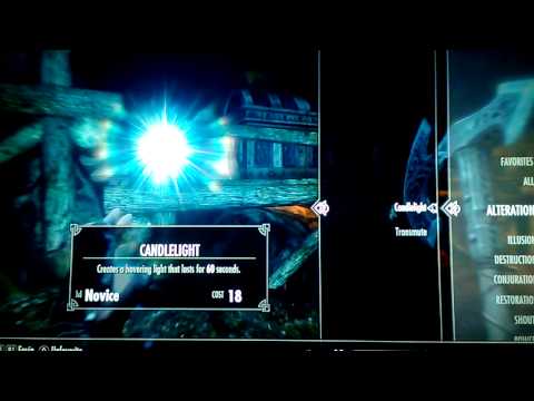 Skyrim: spell tome transmute mineral ore