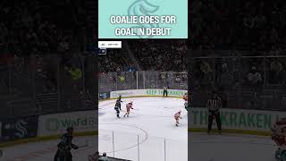 Has to settle for JUST a win in 1st NHL start ????