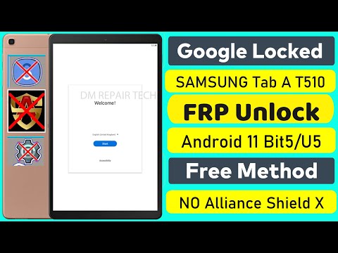 Samsung Tab A T510 FRP Bypass U5 Android 11 Google Account | Launching Browser Event Failed Fix
