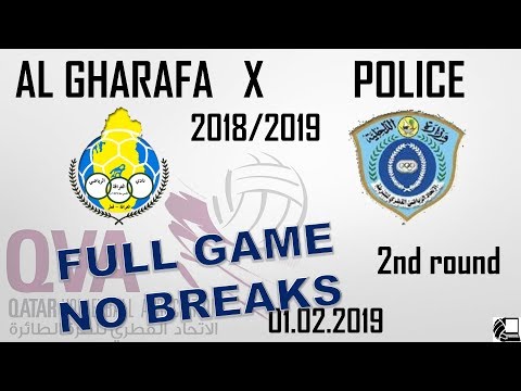 Al Gharafa X Police 1:3 - Qatar Volleyball League 18/19 - (02.02.2019) NO BREAKS, BACK VIEW
