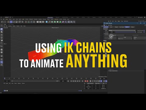 Using IK Chain Rig To Animate Anything in Cinema 4D R25