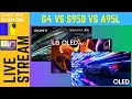 LG G4 vs Samsung S95D vs Sony A95L Livestream Comparison