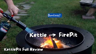 Easily Convert Your Weber Kettle Into A Fire Pit, Honest Review Of The KettlePit