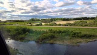 preview picture of video 'VIA Rail Canada. .Melville to jusper. Saskatchewan'