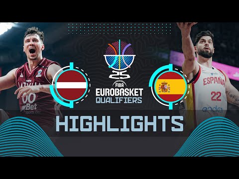 Latvia 🇱🇻 vs Spain 🇪🇸 | Highlights | FIBA EuroBasket 2025 Qualifiers