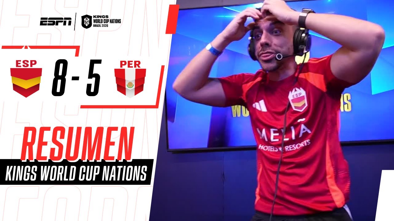 PERÚ CAYÓ ANTE LA ESPAÑA DE DJ MARIIO EN LA KINGS WORLD CUP NATIONS | España 8-5 Perú | RESUMEN