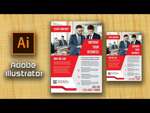Illustrator CC Tutorial Graphic Design Business Flyer Design