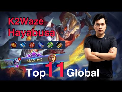 KKWaze MANIAC HAYABUSA GAMEPLAY - Top 11 Global Hayabusa
