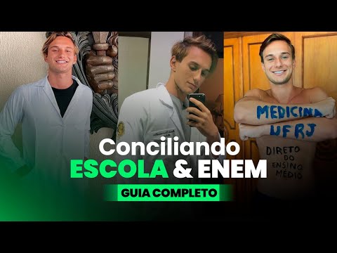 COMO ESTUDAR NO ENSINO MÉDIO PARA O ENEM [Aprenda Conciliar Escola + Vestibular]