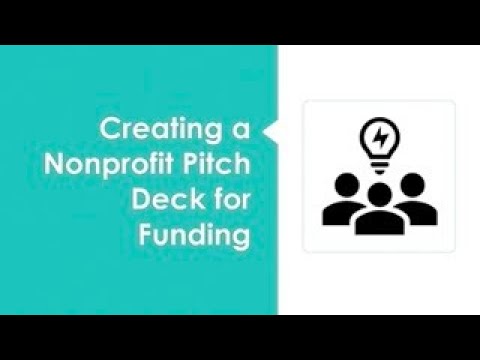 Creating a Nonprofit Pitch Deck for Fundraising