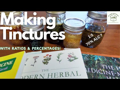 Master Herbal Tinctures Made Easy | Perfect Ratios & Alcohol % Guide #herbal  #myhomeapothecary25