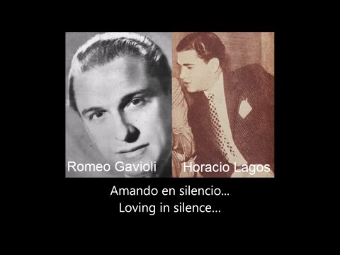 Subtitled Translated Tango - Edgardo Donato & Lagos-Gavioli - Amando en silencio (1941)