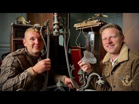 The HIDDEN CHANDELIER for the First Room in the CHATEAU