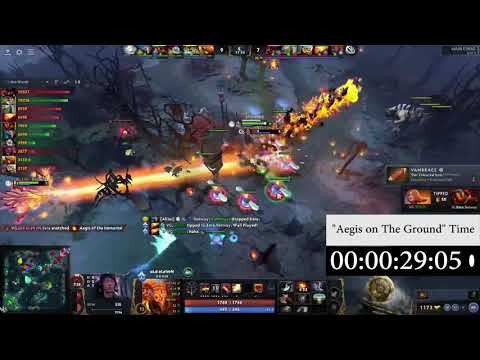 Aegis Donation in TI10 Main Stage by IG