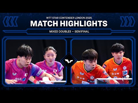 Matsushima/Harimoto vs Lin/Cheng | XD SF | #WTTLondon 2025