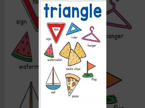 Triangle Shape Object | Triangle Shape Objects | Triangular Objects | Triangle Shapes | Triangle