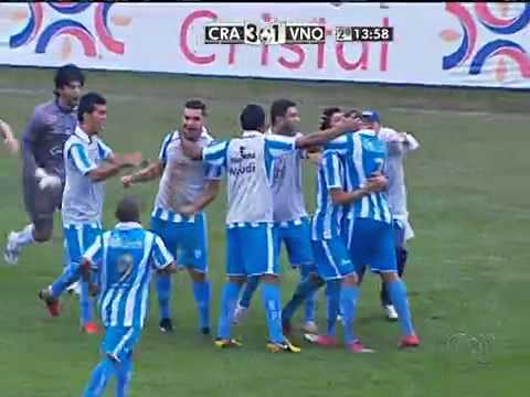 Gols de CRAC 3 x 2 Vila Nova