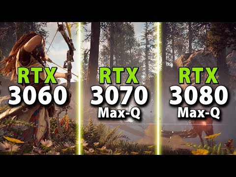 Laptop: RTX 3060 vs. RTX 3070 Max-Q vs. RTX 3080 Max-Q // Test in 9 Games