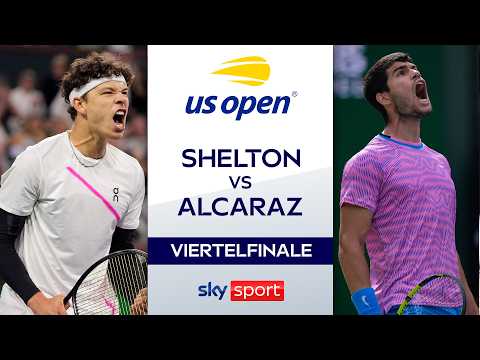 Shelton 🇺🇸 - Alcaraz 🇪🇸 - Viertelfinale | US Open 2026 | Highlights - Sky Sport Tennis
