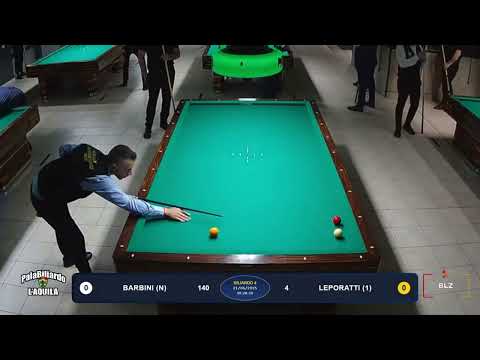R.BARBINI VS M.LEPORATTI - STECCA - 2024/25 - 2° TROFEO PALABILIARDO - 21/06/2025