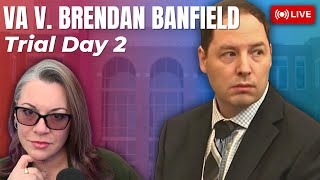 VA v. Brendan Banfield - Day 2 - Au Pair Juliana Magalhães cross-examination. It's.... something.