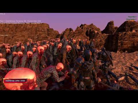 500 Deathstroke vs 30,000 Runner Zombies Ultimate Epic Battle Simulator