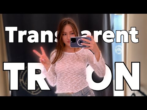 transparent try on | beginner model (4k)