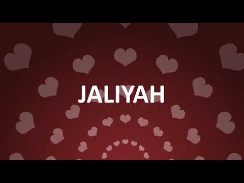 HAPPY BIRTHDAY JALIYAH