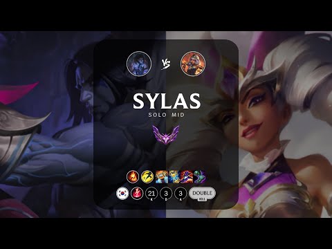 Sylas Mid vs Qiyana - KR Master Patch 13.6
