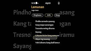 Download lagu LAMUNAN LIRIK LAGU JAWA BY WAHYU F GIRI #shorts#shortvideo#viral mp3