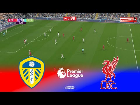 🔴Leeds United vs Liverpool - English Premier League 2025/26 | Pes 21 Gameplay