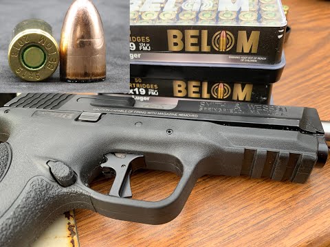 9x19mm, 124gr FMJ, Belom Review