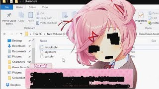 I deleted all characters and this happened... Doki Doki Literature Club