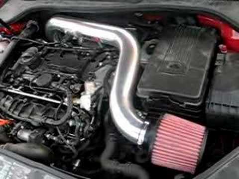 HPS Air Intake Kit Installed 2007 Volkswagen GTI Turbo