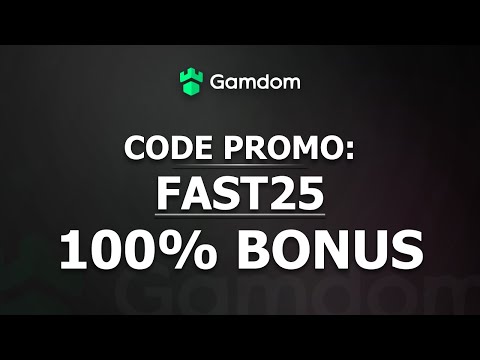 GAMDOM CRYPTO code promo 2025 - ''FAST25'' jusqu'à 100% correspondance (code bonus GAMDOM CRYPTO)