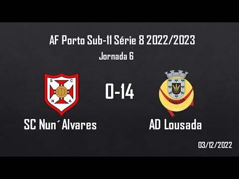 SC Nun´Alvares 0-14 AD Lousada