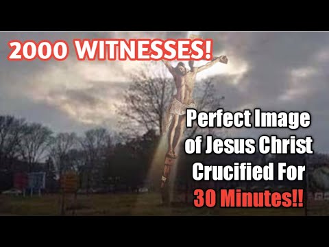 2,000 People in Ocotl&aacute;n, Mexico Saw a Perfect Image of Jesus Christ Crucified In Sky for 30 Minutes!