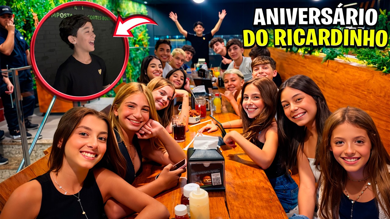 OLHA QUEM APARECEU NO ANIVERSÁRIO DO RICARDINHO 😱🎉🔥