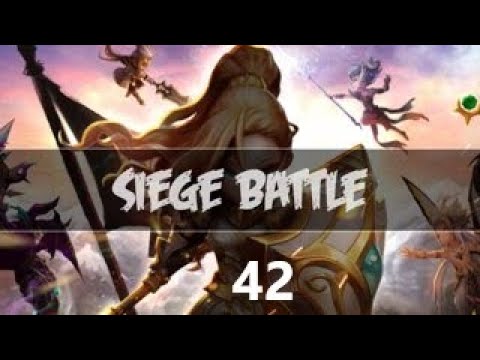 Summoners War: Siege Battle 41. wow got fooled by low level creatures but high level runes!