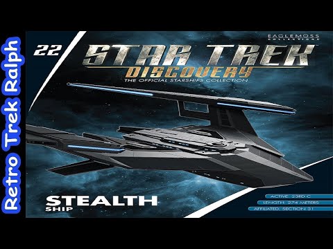 Star Trek Discovery: Issue 22: Stealth Ship. Model Review By Eaglemoss/Hero Collector.