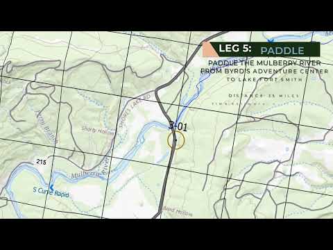 Expedition Ozark 2024 Course Flythrough; Legs 3, 4, 5