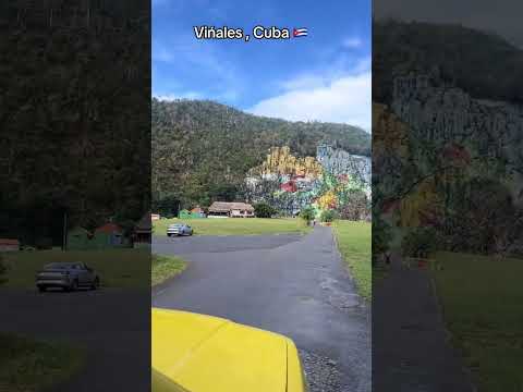 Este es el valle de viñales en Pinar del Río Cuba