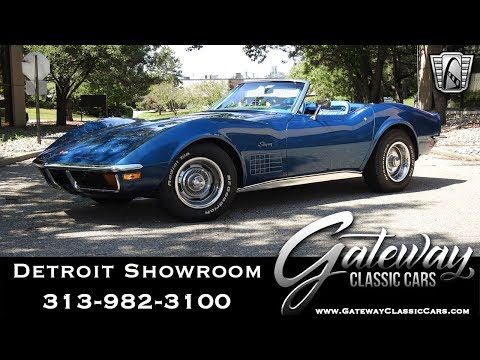 1970 Chevrolet Corvette-Gateway Classic Cars of Detroit #1468DET
