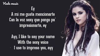 Selena Gomez - Dámelo To’ (English Translation) (Lyrics / Letra) ft. Myke Towers